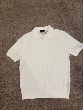 Premise Cream Short-Sleeve Polo Shirt